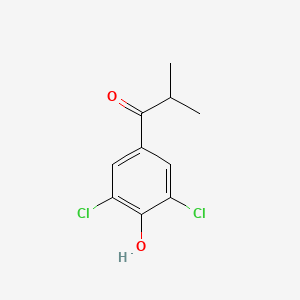 1-(3,5-Dichloro-4-hydroxyphenyl)-2-methylpropan-1-one