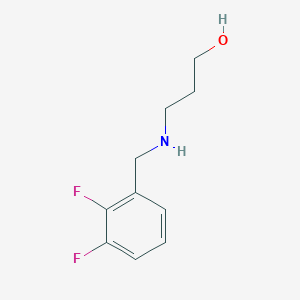 3-{[(2,3-Difluorophenyl)methyl]amino}propan-1-ol