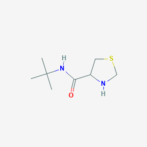 N-tert-butyl-1,3-thiazolidine-4-carboxamide