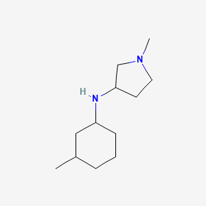 1-methyl-N-(3-methylcyclohexyl)pyrrolidin-3-amine