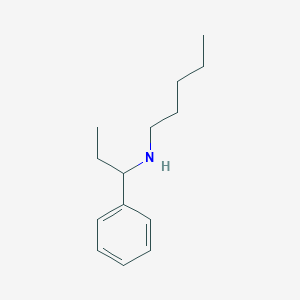 Pentyl(1-phenylpropyl)amine