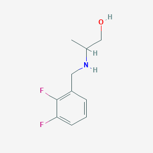 2-{[(2,3-Difluorophenyl)methyl]amino}propan-1-ol