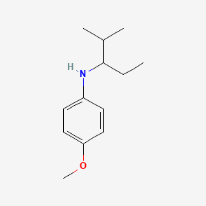 4-methoxy-N-(2-methylpentan-3-yl)aniline