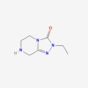 2-Ethyl-5,6,7,8-tetrahydro[1,2,4]triazolo[4,3-A]pyrazin-3(2H)-one