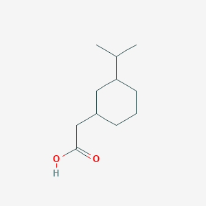 2-[3-(Propan-2-yl)cyclohexyl]acetic acid