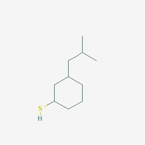 3-(2-Methylpropyl)cyclohexane-1-thiol