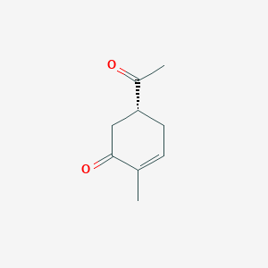 (5r)-5-Acetyl-2-methylcyclohex-2-en-1-one