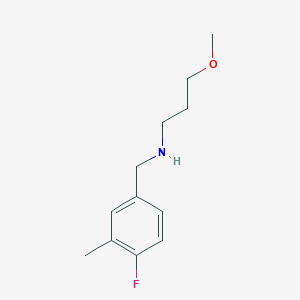 [(4-Fluoro-3-methylphenyl)methyl](3-methoxypropyl)amine