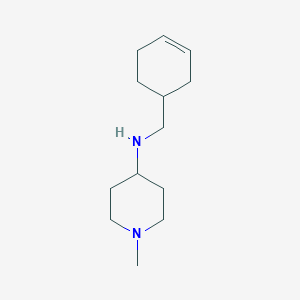 N-(cyclohex-3-en-1-ylmethyl)-1-methylpiperidin-4-amine