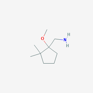 (1-Methoxy-2,2-dimethylcyclopentyl)methanamine