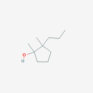 1,2-Dimethyl-2-propylcyclopentan-1-ol