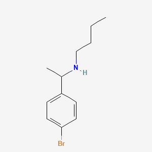 [1-(4-Bromophenyl)ethyl](butyl)amine