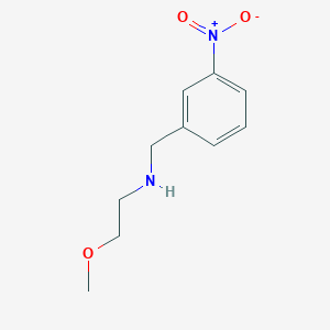 molecular formula C10H14N2O3 B13287476 (2-Methoxyethyl)[(3-nitrophenyl)methyl]amine 