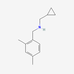 (Cyclopropylmethyl)[(2,4-dimethylphenyl)methyl]amine