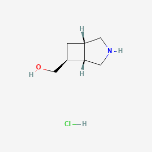 [(1S,5S,6S)-3-Azabicyclo[3.2.0]heptan-6-yl]methanol hydrochloride