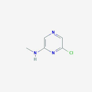 molecular formula C5H6ClN3 B1328755 6-Chloro-N-methylpyrazin-2-amine CAS No. 848366-38-1