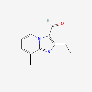 2-Ethyl-8-methylimidazo[1,2-a]pyridine-3-carbaldehyde