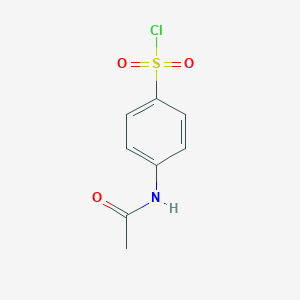 molecular formula C8H8ClNO3S B132876 N-乙酰磺酰氯 CAS No. 121-60-8