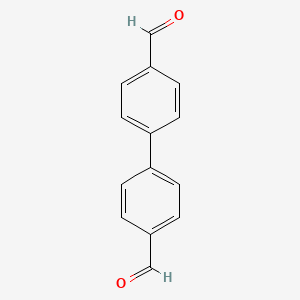 molecular formula C14H10O2 B1328761 4,4'-Biphenyldicarboxaldehyde CAS No. 66-98-8