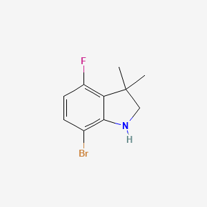 7-Bromo-4-fluoro-3,3-dimethyl-2,3-dihydro-1H-indole