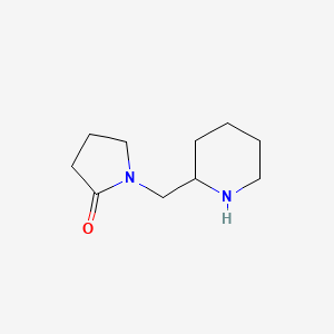 1-(Piperidin-2-ylmethyl)pyrrolidin-2-one