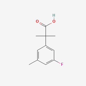 2-(3-Fluoro-5-methylphenyl)-2-methylpropanoic acid