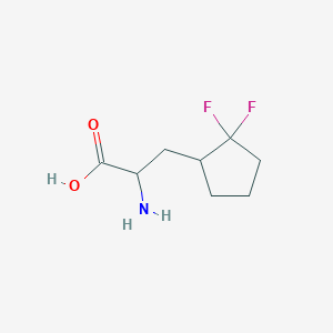 2-Amino-3-(2,2-difluorocyclopentyl)propanoic acid