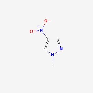 molecular formula C4H5N3O2 B1328775 1-Methyl-4-nitro-1H-pyrazole CAS No. 3994-50-1