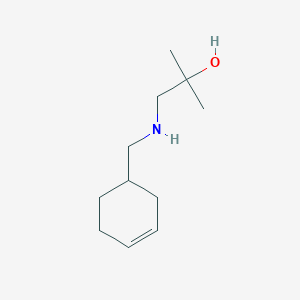 1-[(Cyclohex-3-en-1-ylmethyl)amino]-2-methylpropan-2-ol