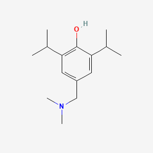 molecular formula C15H25NO B1328783 4-((Dimethylamino)methyl)-2,6-diisopropylphenol CAS No. 4918-95-0