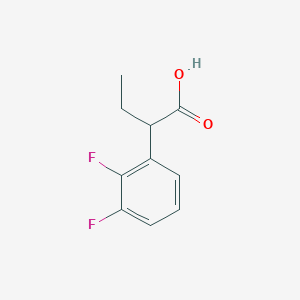 molecular formula C10H10F2O2 B13287850 2-(2,3-Difluorophenyl)butanoic acid 