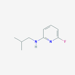 molecular formula C9H13FN2 B13287864 6-fluoro-N-(2-methylpropyl)pyridin-2-amine 