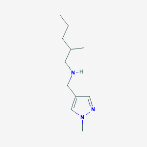 [(1-Methyl-1H-pyrazol-4-yl)methyl](2-methylpentyl)amine