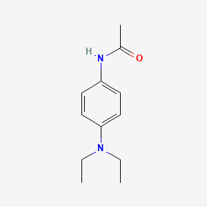 molecular formula C12H18N2O B1328788 N-(4-(Diethylamino)phenyl)acetamide CAS No. 5326-57-8