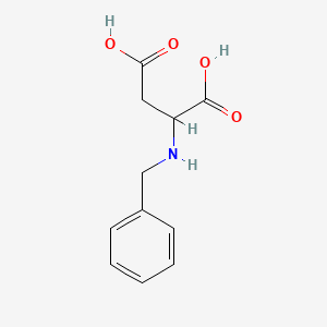 molecular formula C11H13NO4 B1328789 N-苄基-DL-天冬氨酸 CAS No. 5555-22-6