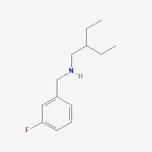 (2-Ethylbutyl)[(3-fluorophenyl)methyl]amine