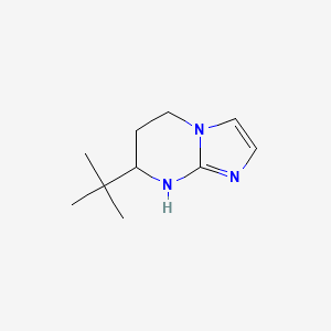 molecular formula C10H17N3 B13287919 7-tert-Butyl-5H,6H,7H,8H-imidazo[1,2-a]pyrimidine 