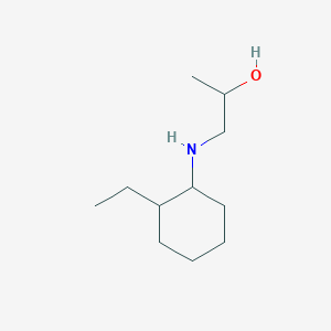 molecular formula C11H23NO B13287926 1-[(2-Ethylcyclohexyl)amino]propan-2-ol 