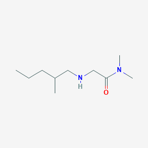 molecular formula C10H22N2O B13287970 N,N-Dimethyl-2-[(2-methylpentyl)amino]acetamide 