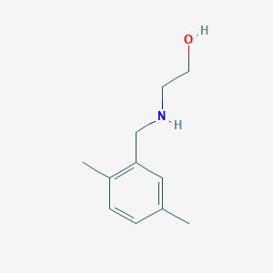 2-{[(2,5-Dimethylphenyl)methyl]amino}ethan-1-ol