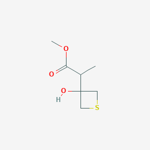 Methyl 2-(3-hydroxythietan-3-yl)propanoate