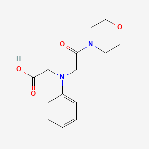 molecular formula C14H18N2O4 B1328811 [(2-吗啉-4-基-2-氧代乙基)(苯基)氨基]-乙酸 CAS No. 1142211-76-4