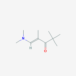 1-(Dimethylamino)-2,4,4-trimethylpent-1-en-3-one