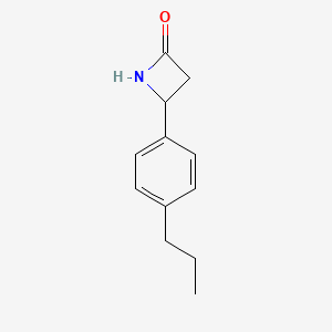 4-(4-Propylphenyl)azetidin-2-one