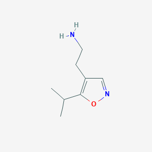 2-[5-(Propan-2-yl)-1,2-oxazol-4-yl]ethan-1-amine