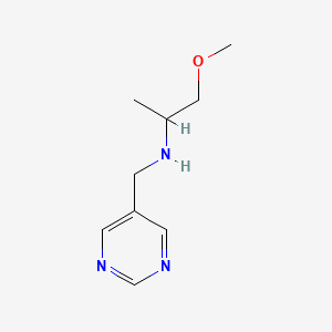 (1-Methoxypropan-2-yl)(pyrimidin-5-ylmethyl)amine