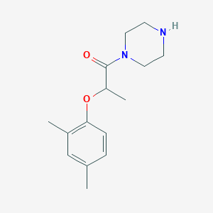 2-(2,4-Dimethylphenoxy)-1-(piperazin-1-YL)propan-1-one