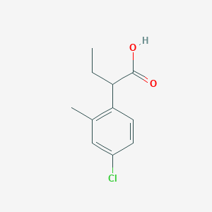 2-(4-Chloro-2-methylphenyl)butanoic acid