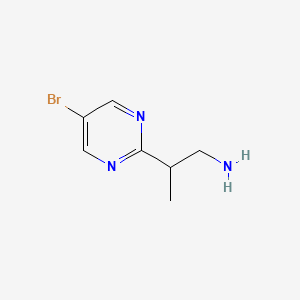 2-(5-Bromopyrimidin-2-yl)propan-1-amine