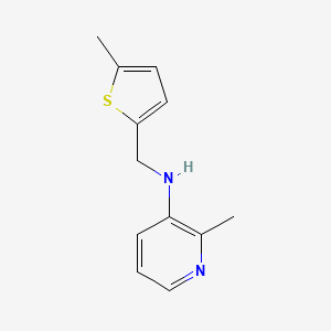 2-Methyl-N-[(5-methylthiophen-2-yl)methyl]pyridin-3-amine